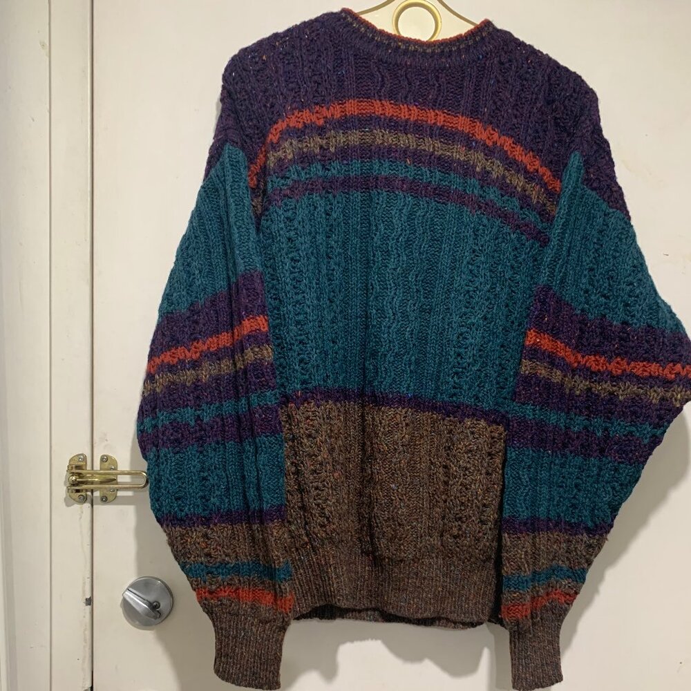 VINTAGE GAELTARRA HAND CRAFTED WOOL SWEATERS SIZE M